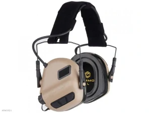 Střelecká elektronická sluchátka Earmor M31 PLUS - Coyote Tan