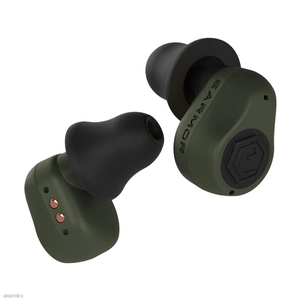 EARMOR M23T Ai - elektronické špunty do uší - Foliage green