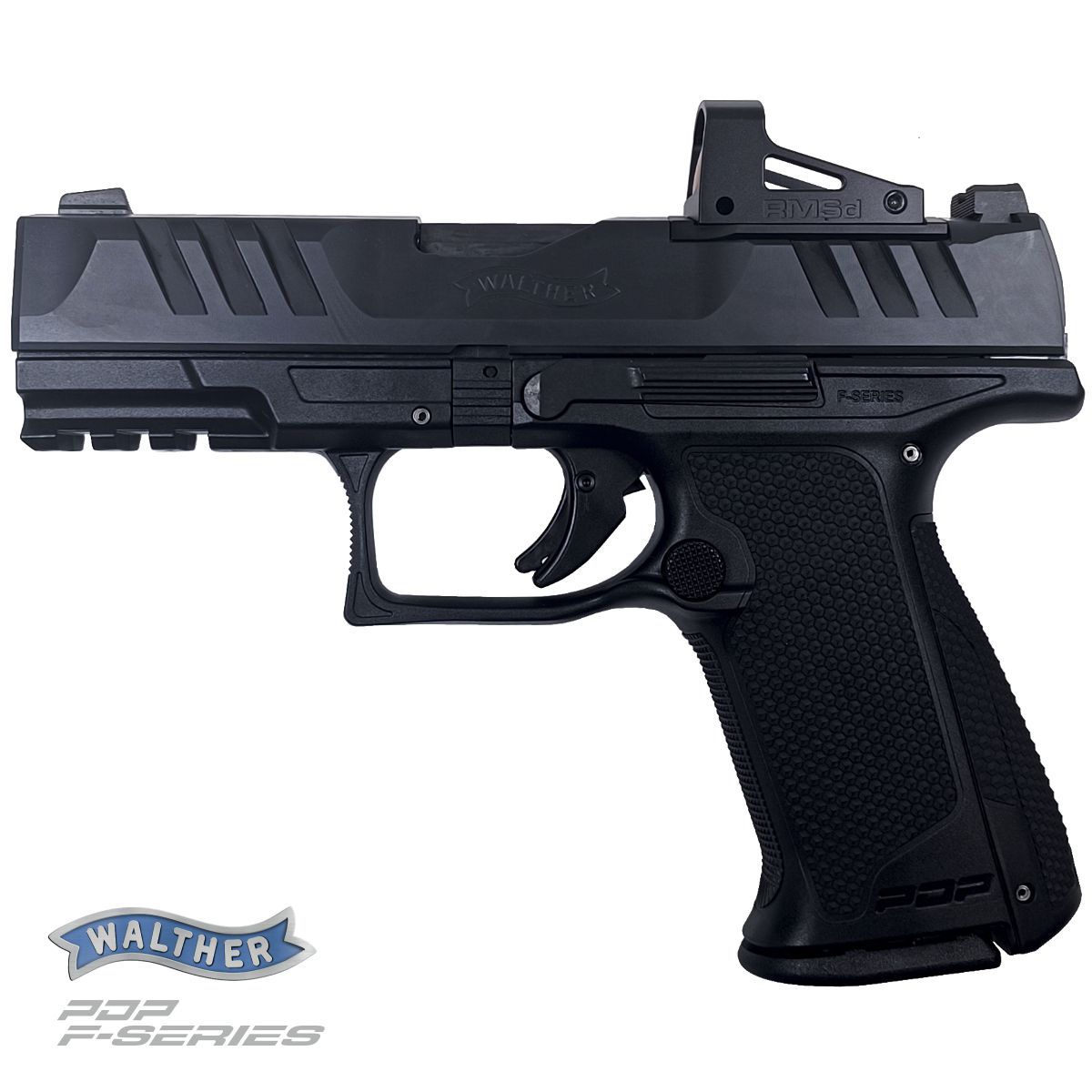 WALTHER PDP F-SERIES 4" COMBO-SHIELD, 9 MM LUGER, PISTOLE SAMONABÍJECÍ