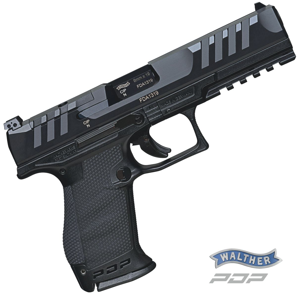 WALTHER PDP COMPACT 5‘‘, 9 MM LUGER, PISTOLE SAMONABÍJECÍ