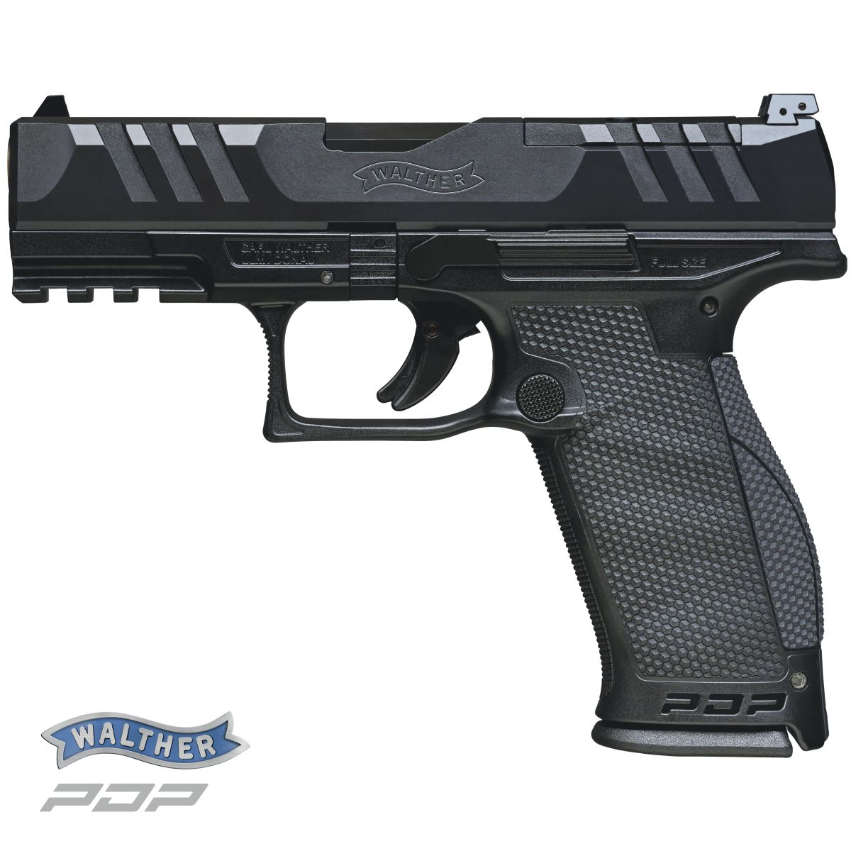 WALTHER PDP FULL SIZE 4‘‘, 9 MM LUGER, PISTOLE SAMONABÍJECÍ