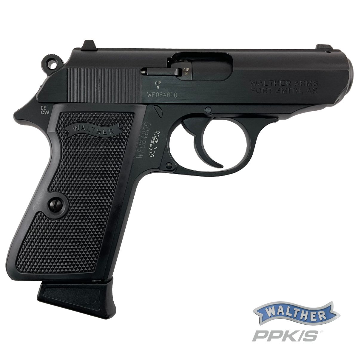 WALTHER PPK/S .22 LR, PISTOLE SAMONABÍJECÍ, ČERNÁ