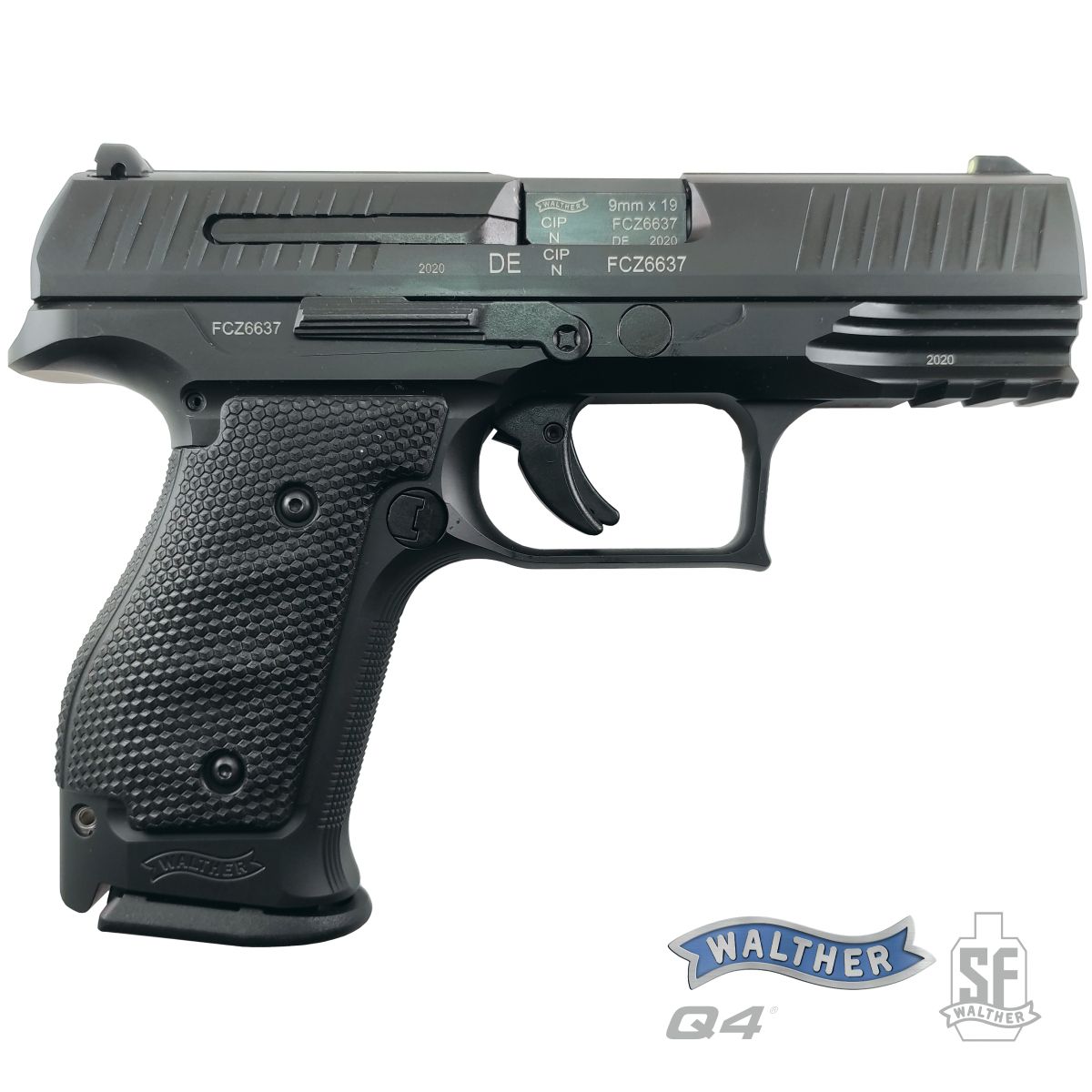 WALTHER Q4 STEEL FRAME PS 4", 9 MM LUGER, PISTOLE SAMONABÍJECÍ