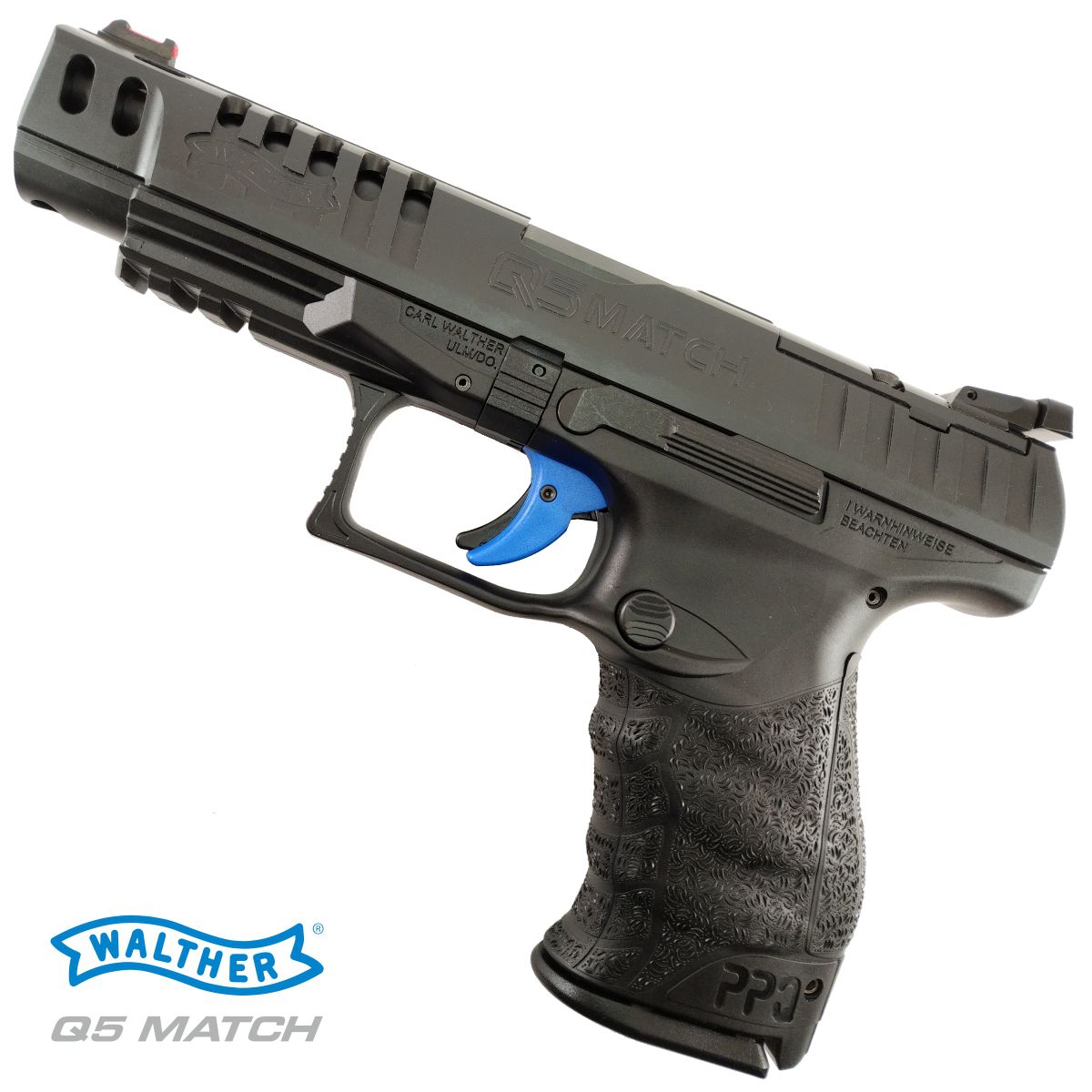 WALTHER Q5 MATCH 5" 9 MM LUGER, PISTOLE SAMONABÍJECÍ SPORTOVNÍ
