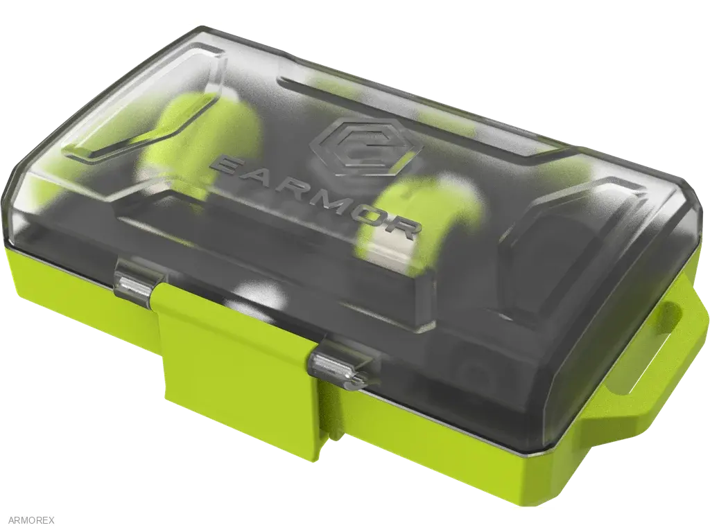 EARMOR M23T Ai - elektronické špunty do uší - tracer green