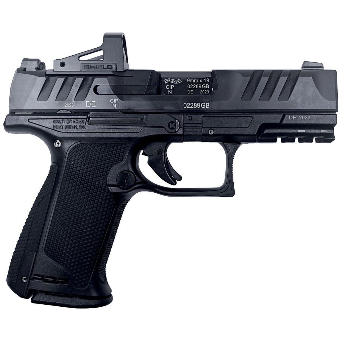 WALTHER PDP F-SERIES 4" COMBO-SHIELD, 9 MM LUGER, PISTOLE SAMONABÍJECÍ