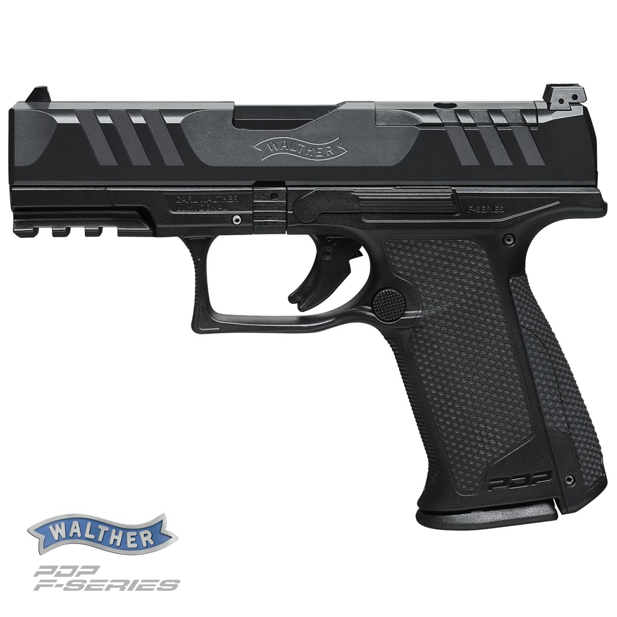 WALTHER PDP F-SERIES 4", 9 MM LUGER, PISTOLE SAMONABÍJECÍ