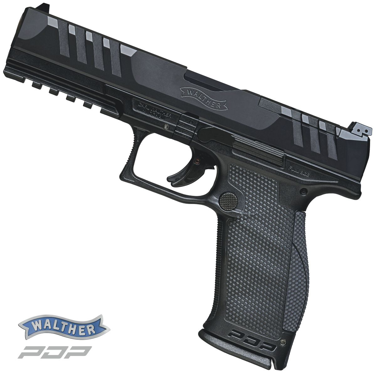 WALTHER PDP FULL SIZE 5‘‘, 9 MM LUGER, PISTOLE SAMONABÍJECÍ