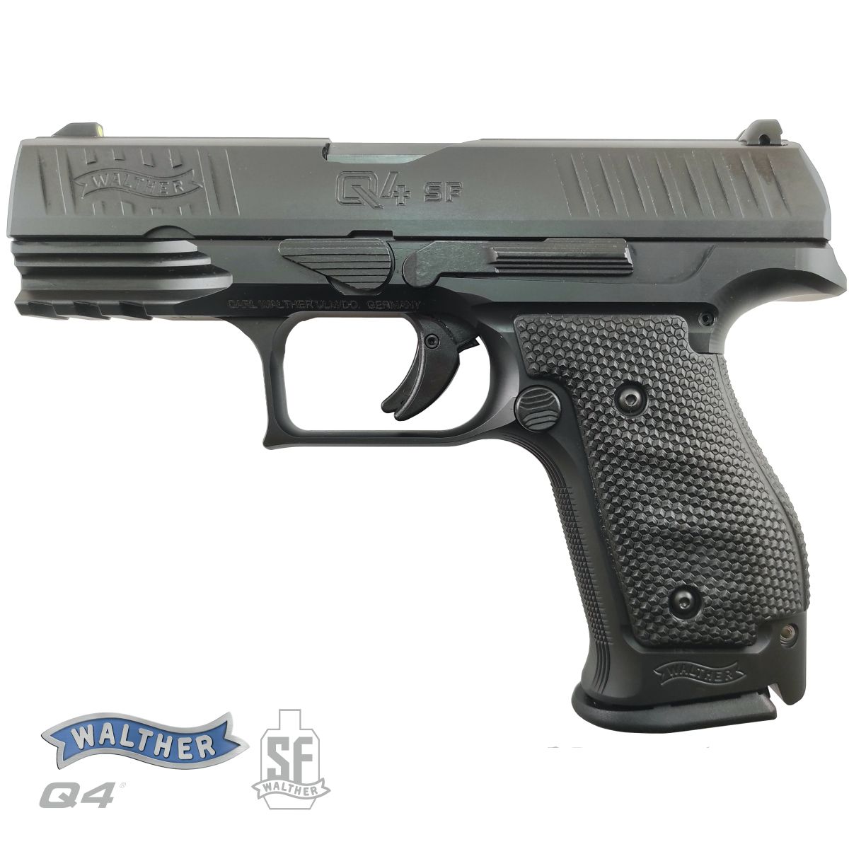 WALTHER Q4 STEEL FRAME PS 4", 9 MM LUGER, PISTOLE SAMONABÍJECÍ