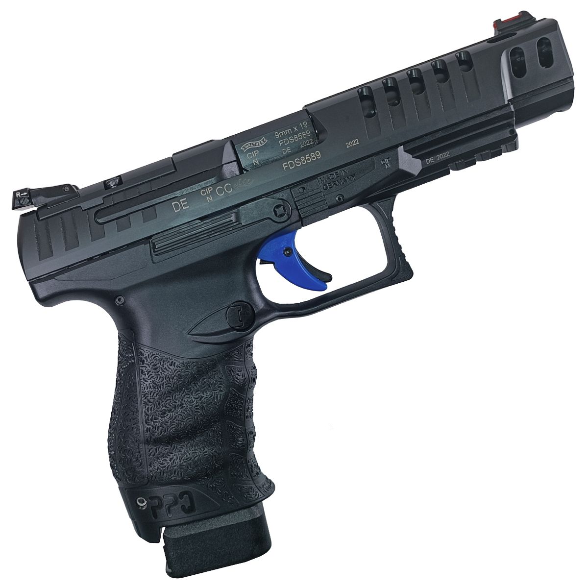 WALTHER Q5 MATCH CHAMPION 5", 9 MM LUGER, PISTOLE SAMONABÍJECÍ