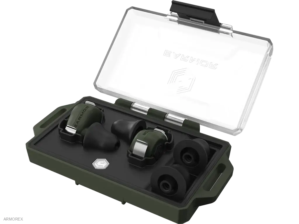 EARMOR M23T Ai - elektronické špunty do uší - Coyote brown