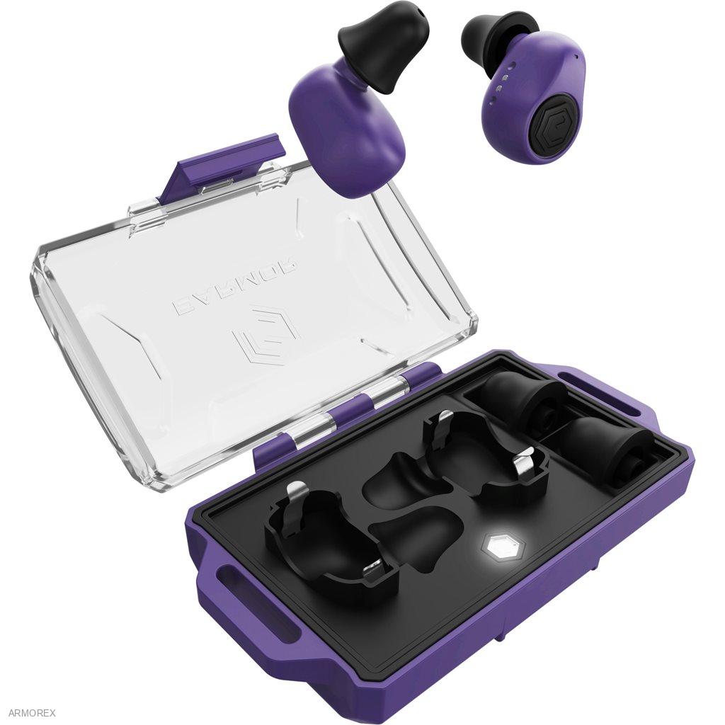 EARMOR M23T Ai - elektronické špunty do uší - spectre purple