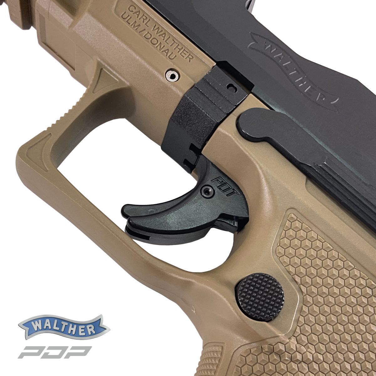 WALTHER PDP FULL SIZE FDE 5‘‘, 9 MM LUGER, PISTOLE SAMONABÍJECÍ