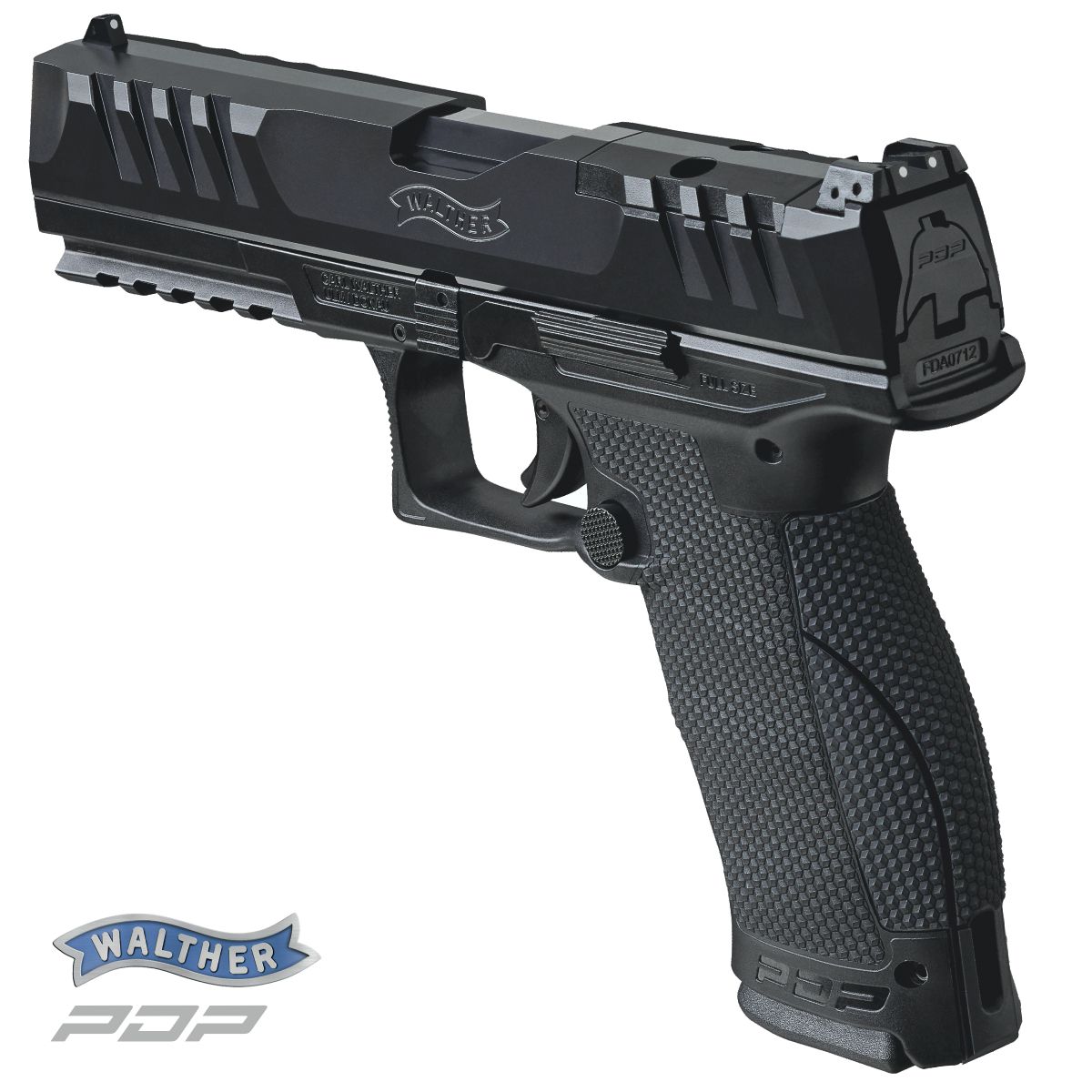 WALTHER PDP FULL SIZE 5‘‘, 9 MM LUGER, PISTOLE SAMONABÍJECÍ