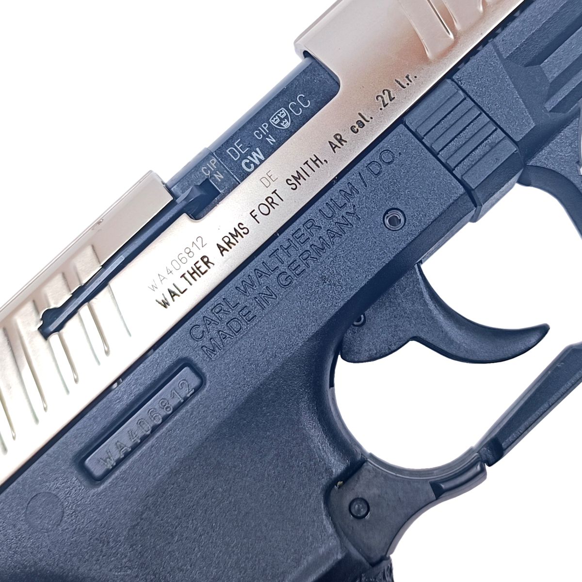 WALTHER P22Q 3,42" 22LR, PISTOLE SAMONABÍJECÍ, ČERNÁ/NIKL