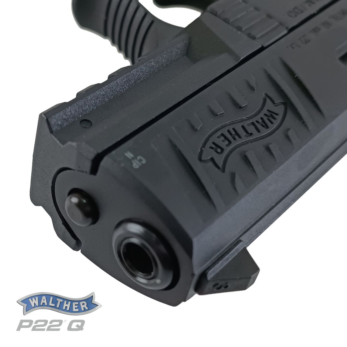 WALTHER P22Q 3,42", 22LR, PISTOLE SAMONABÍJECÍ, ČERNÁ