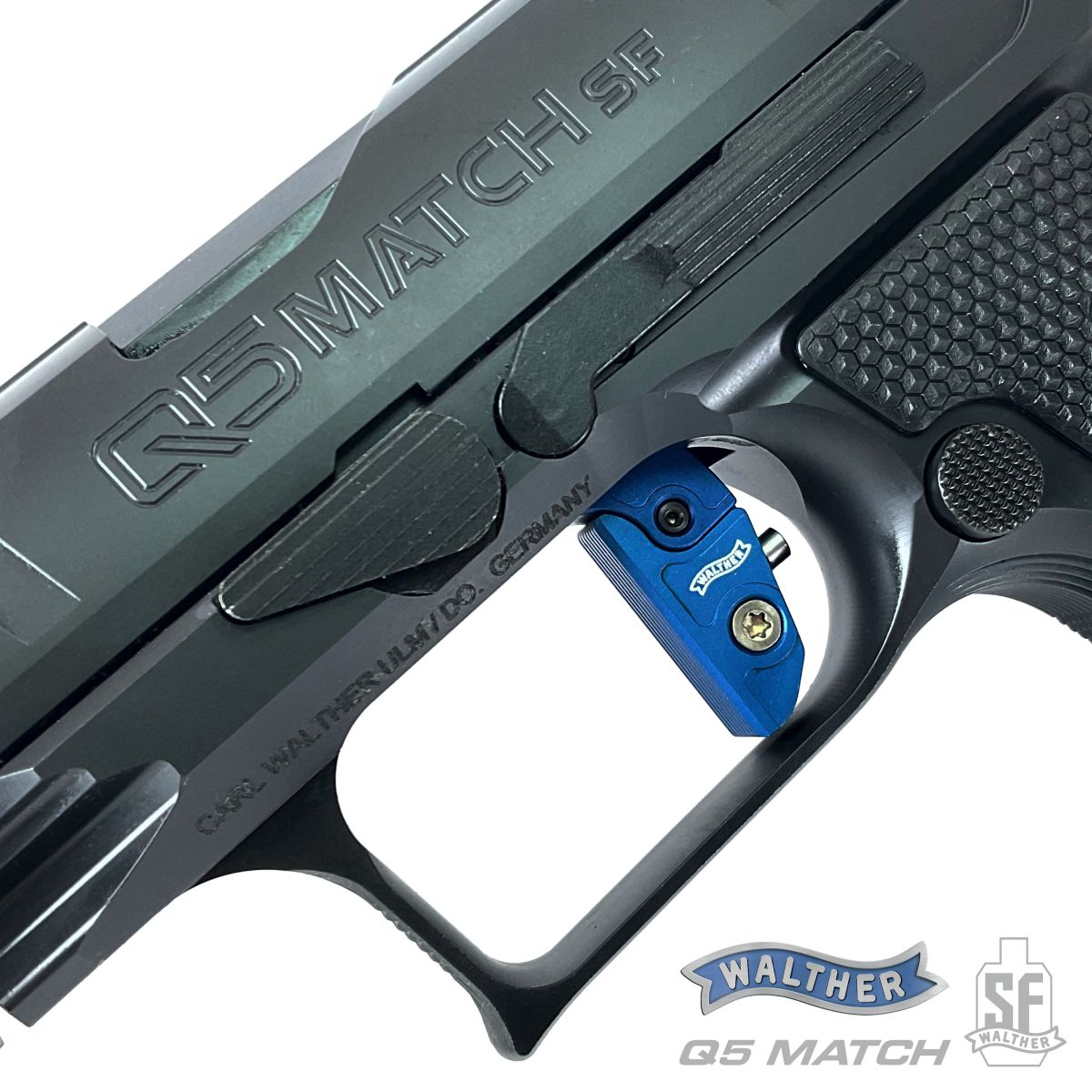 WALTHER Q5 MATCH STEEL FRAME EXPERT 5", 9 MM LUGER, PISTOLE SAMONABÍJECÍ