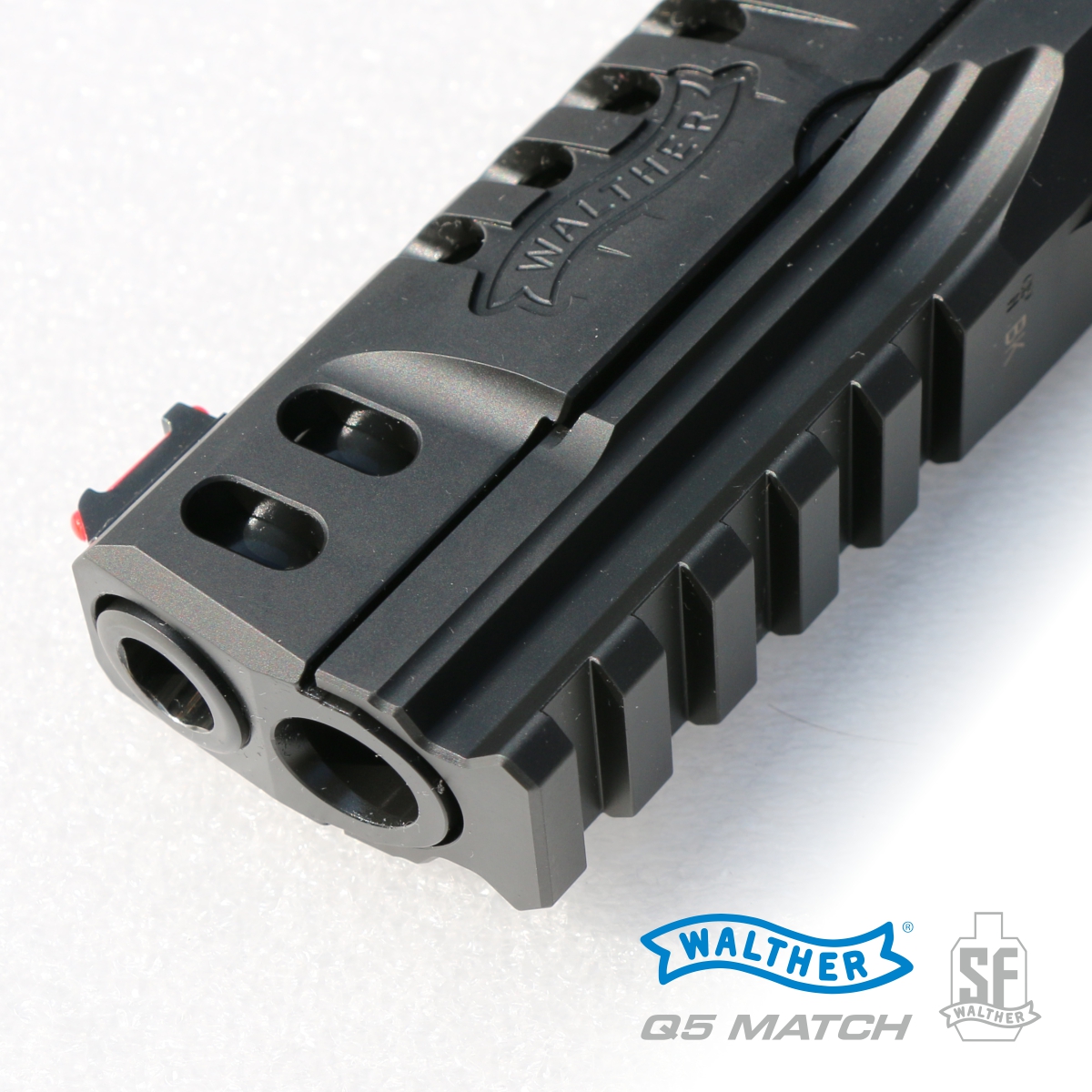 WALTHER Q5 MATCH STEEL FRAME 5", 9 MM LUGER, PISTOLE SAMONABÍJECÍ