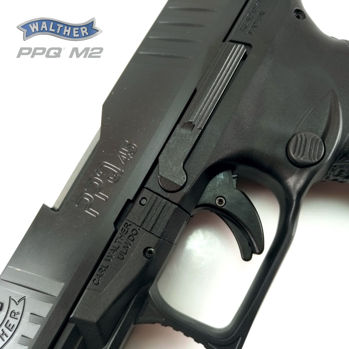 WALTHER PPQ M2, PISTOLE SAMONABÍJECÍ RÁŽE 45 AUTO