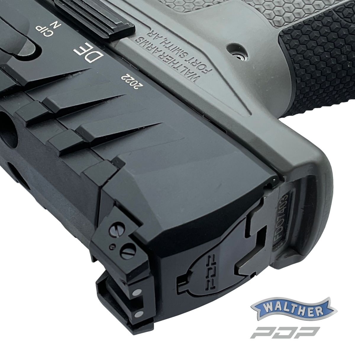 WALTHER PDP COMPACT TUNGSTEN GREY 4‘‘, 9 MM LUGER, PISTOLE SAMONABÍJECÍ