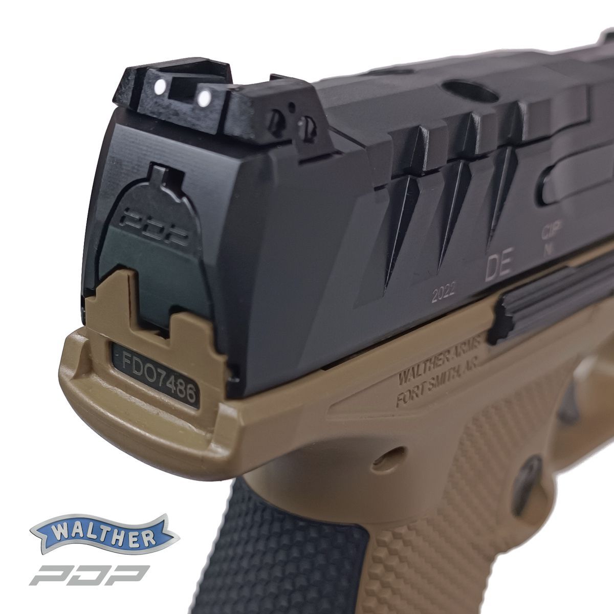 WALTHER PDP FULL SIZE FDE 4,5‘‘, 9 MM LUGER, PISTOLE SAMONABÍJECÍ