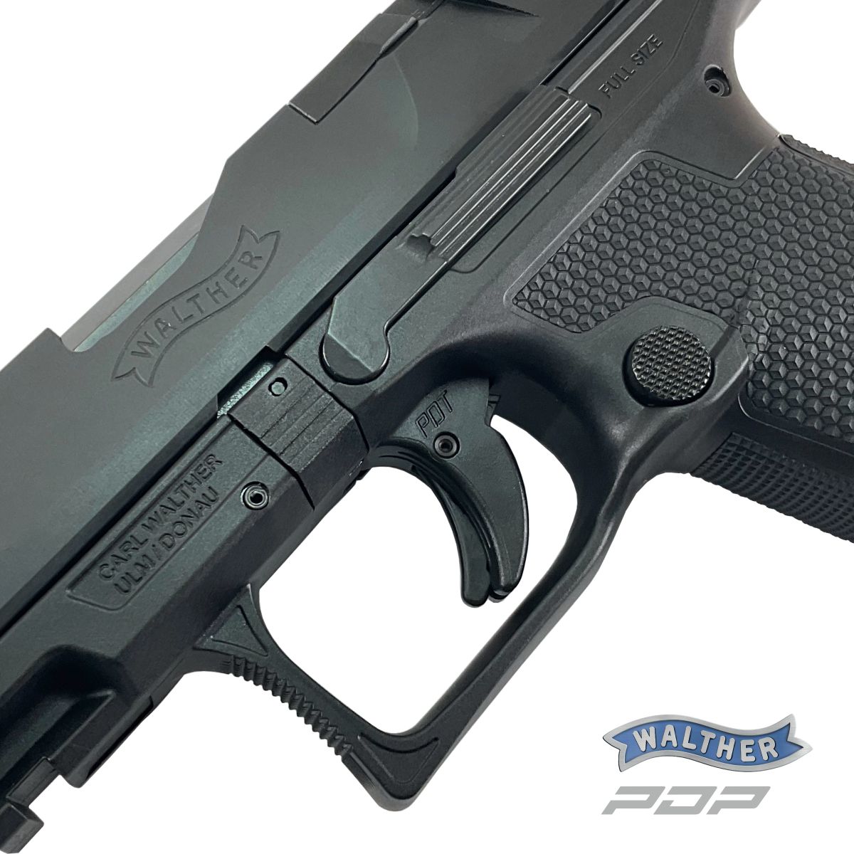 WALTHER PDP FULL SIZE 5‘‘, 9 MM LUGER, PISTOLE SAMONABÍJECÍ