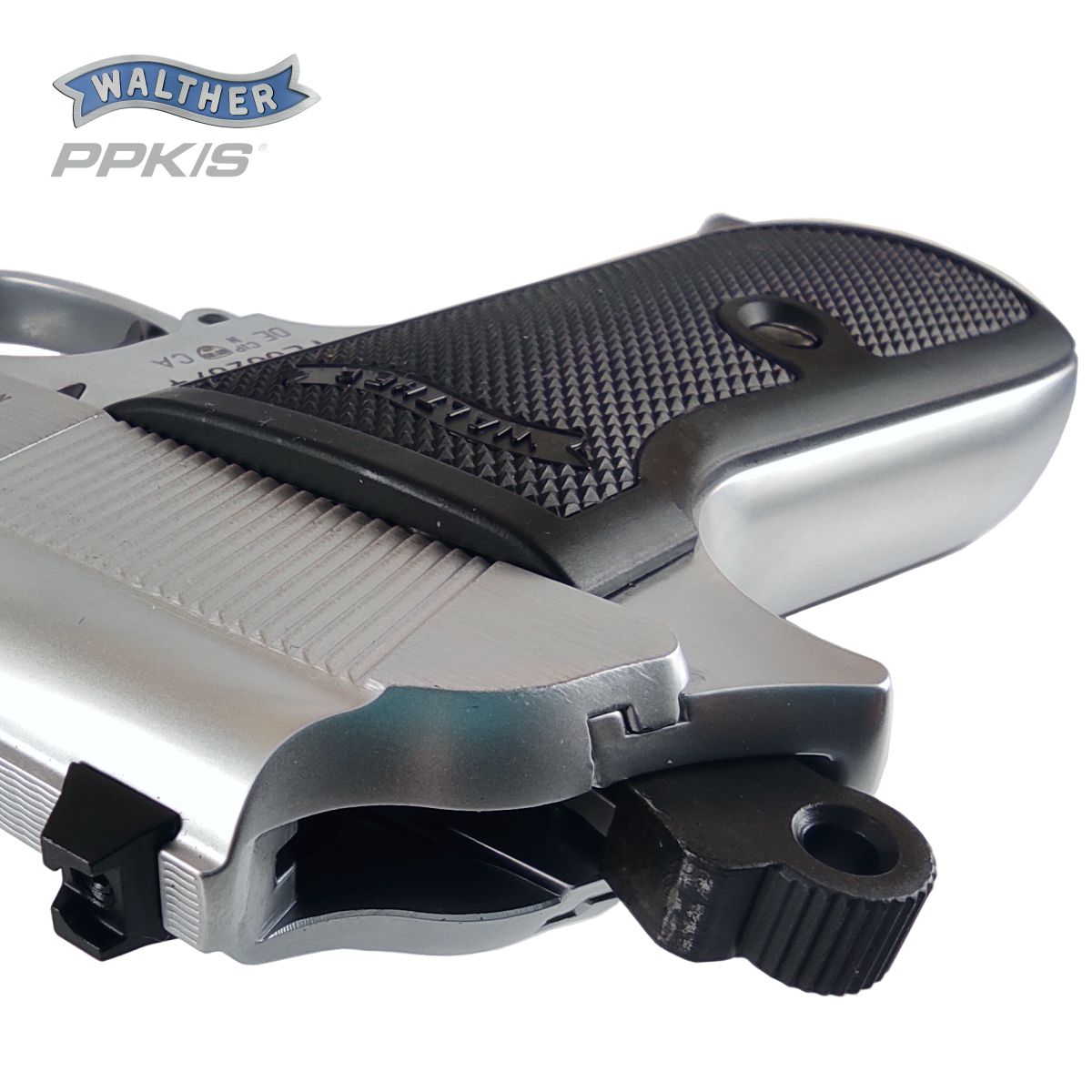 WALTHER PPK/S .22 LR, PISTOLE SAMONABÍJECÍ, NIKL