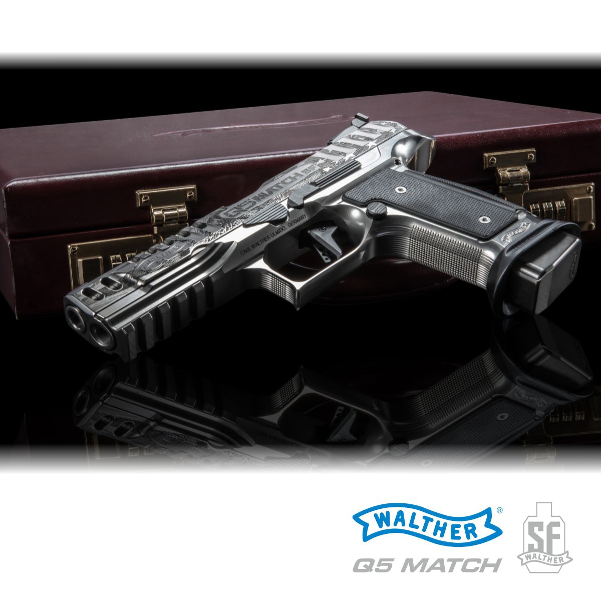 WALTHER Q5 MATCH STEEL FRAME PATRIOT 5", 9 MM LUGER, PISTOLE SAMONABÍJECÍ