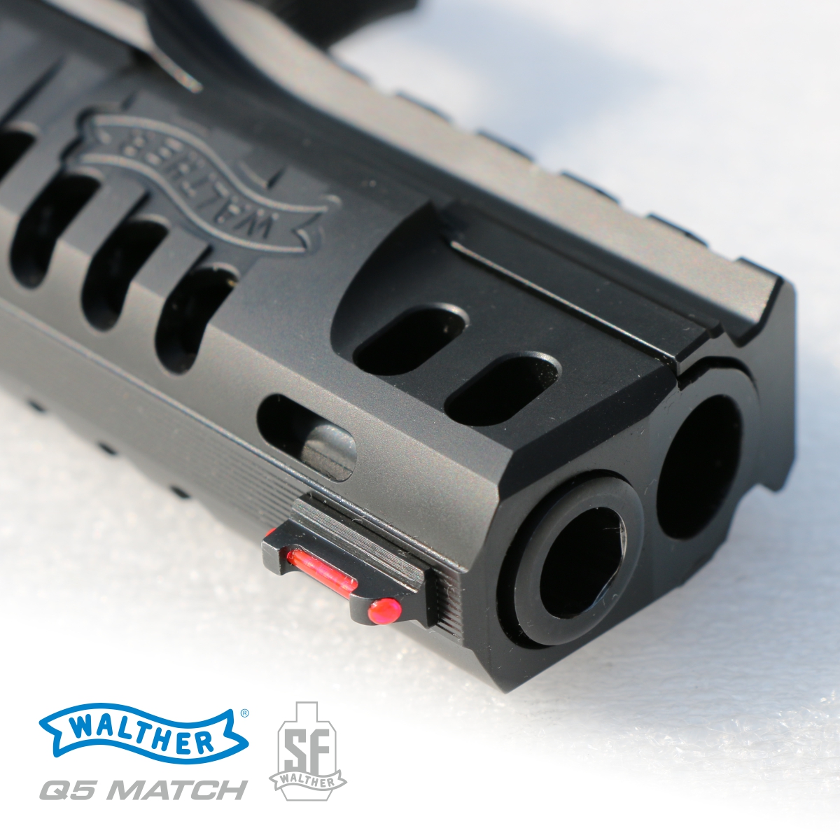 WALTHER Q5 MATCH STEEL FRAME 5", 9 MM LUGER, PISTOLE SAMONABÍJECÍ