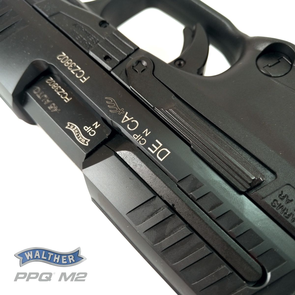 WALTHER PPQ M2, PISTOLE SAMONABÍJECÍ RÁŽE 45 AUTO