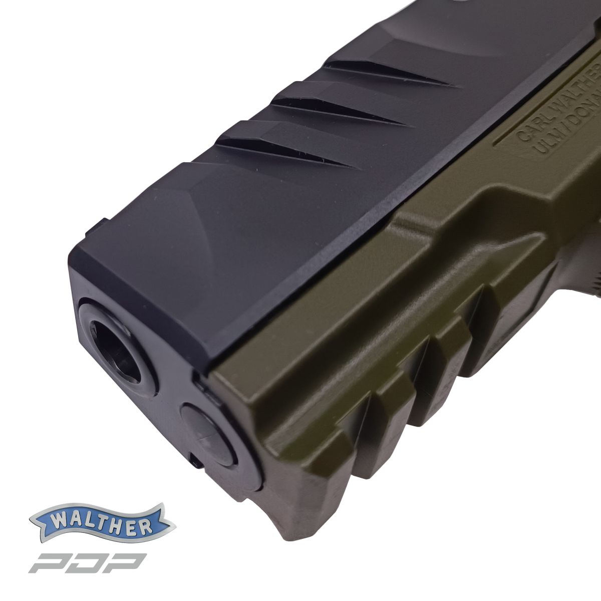 WALTHER PDP COMPACT OD GREEN 4‘‘, 9 MM LUGER, PISTOLE SAMONABÍJECÍ