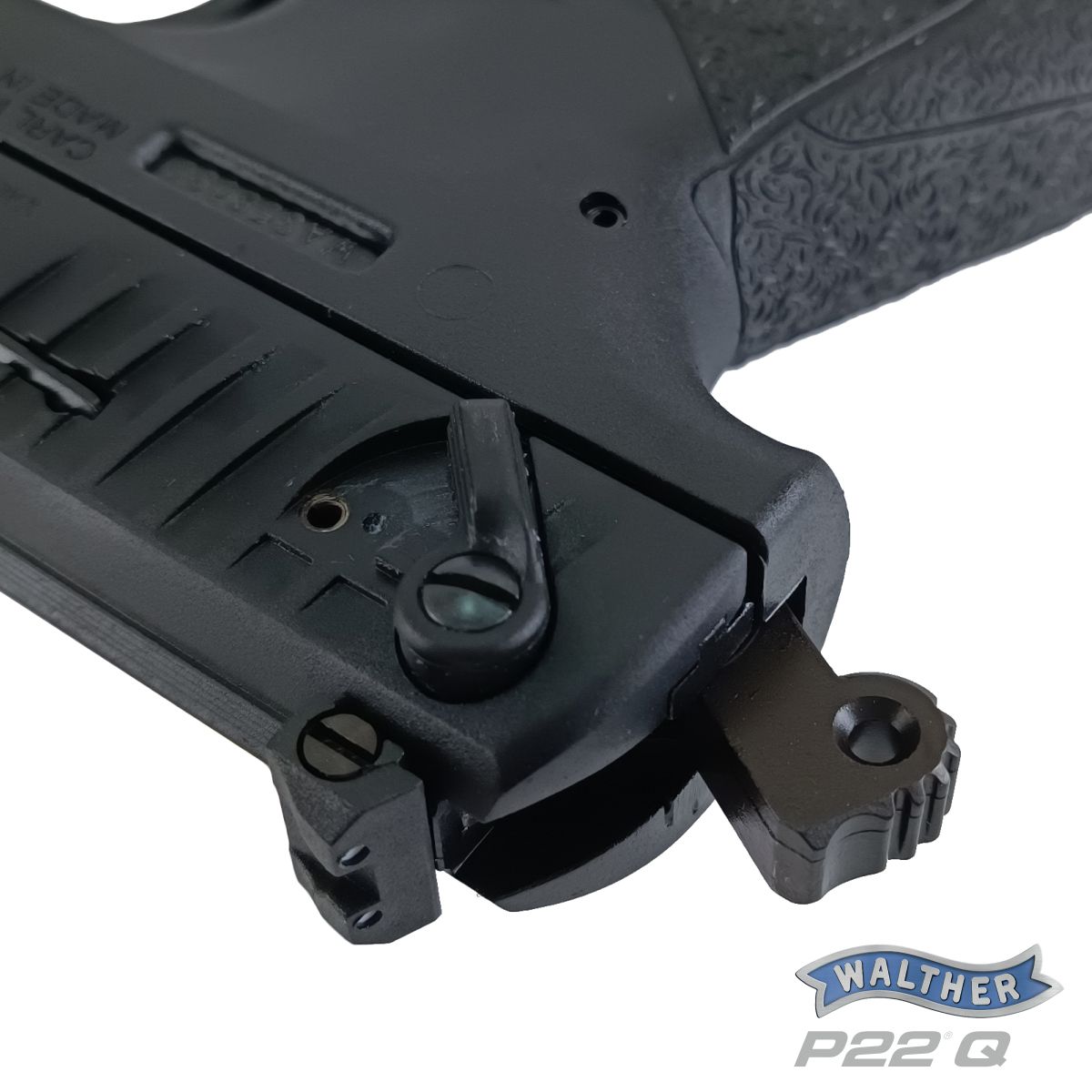 WALTHER P22Q 3,42", 22LR, PISTOLE SAMONABÍJECÍ, ČERNÁ