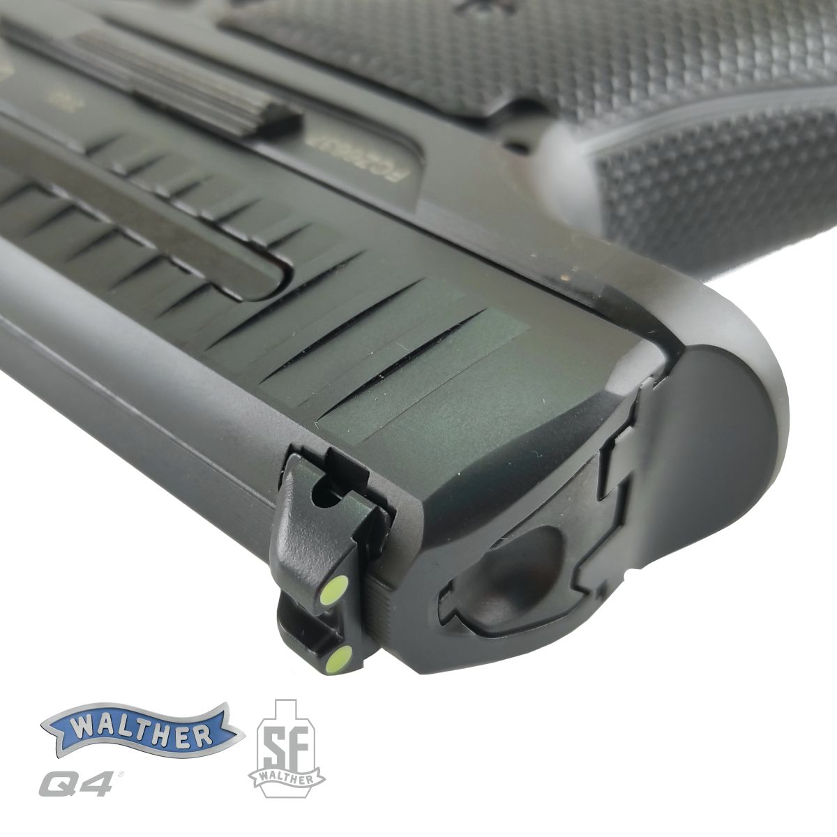 WALTHER Q4 STEEL FRAME PS 4", 9 MM LUGER, PISTOLE SAMONABÍJECÍ