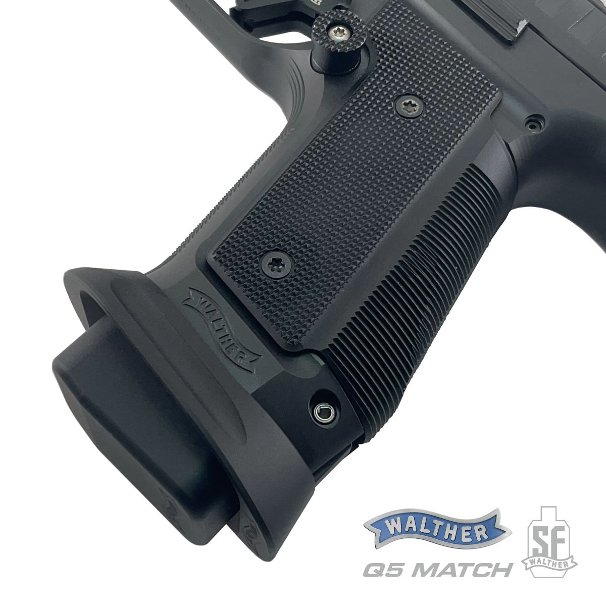 WALTHER Q5 MATCH STEEL FRAME BLACK RIBBON 5", 9 MM LUGER, PISTOLE SAMONABÍJECÍ
