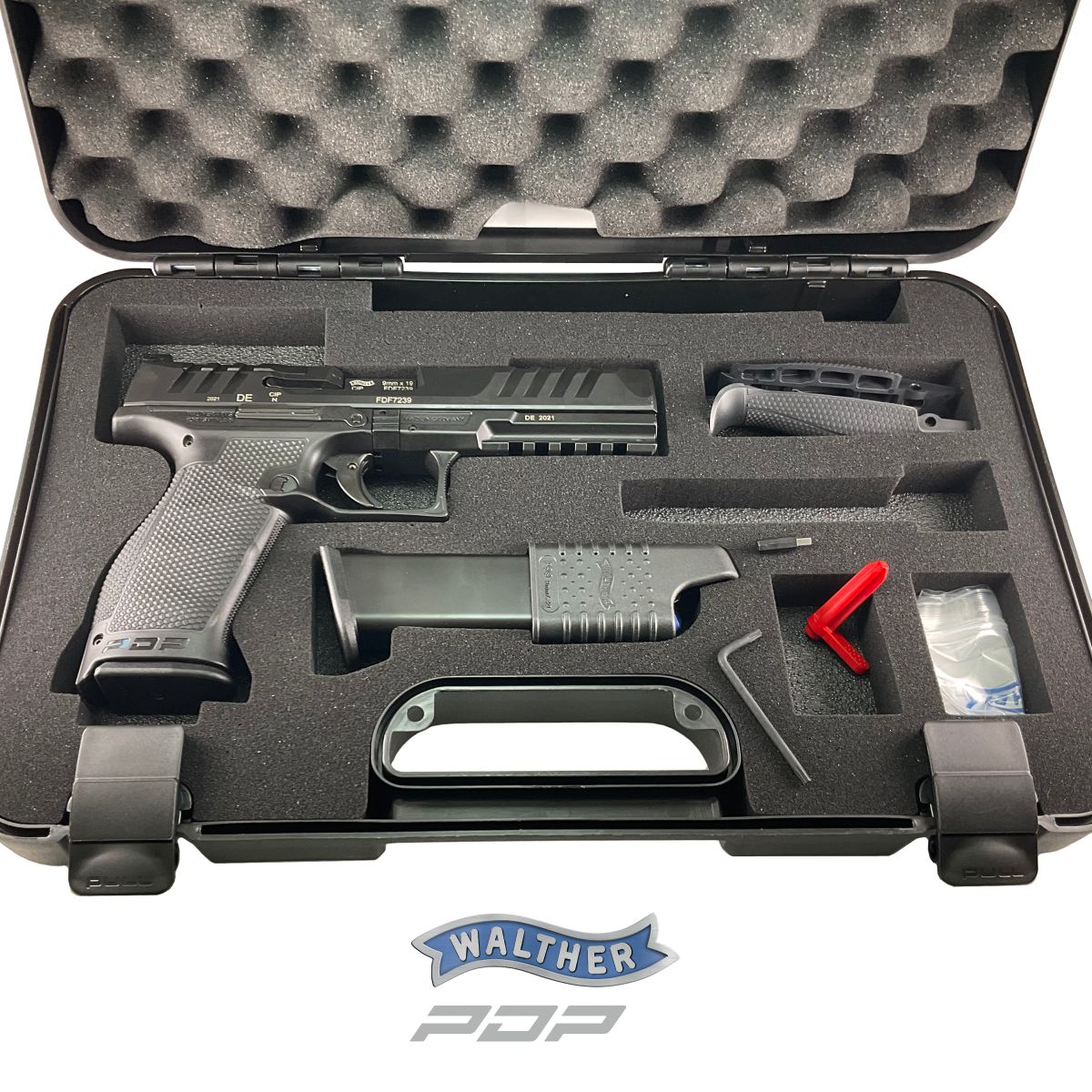 WALTHER PDP FULL SIZE 5‘‘, 9 MM LUGER, PISTOLE SAMONABÍJECÍ