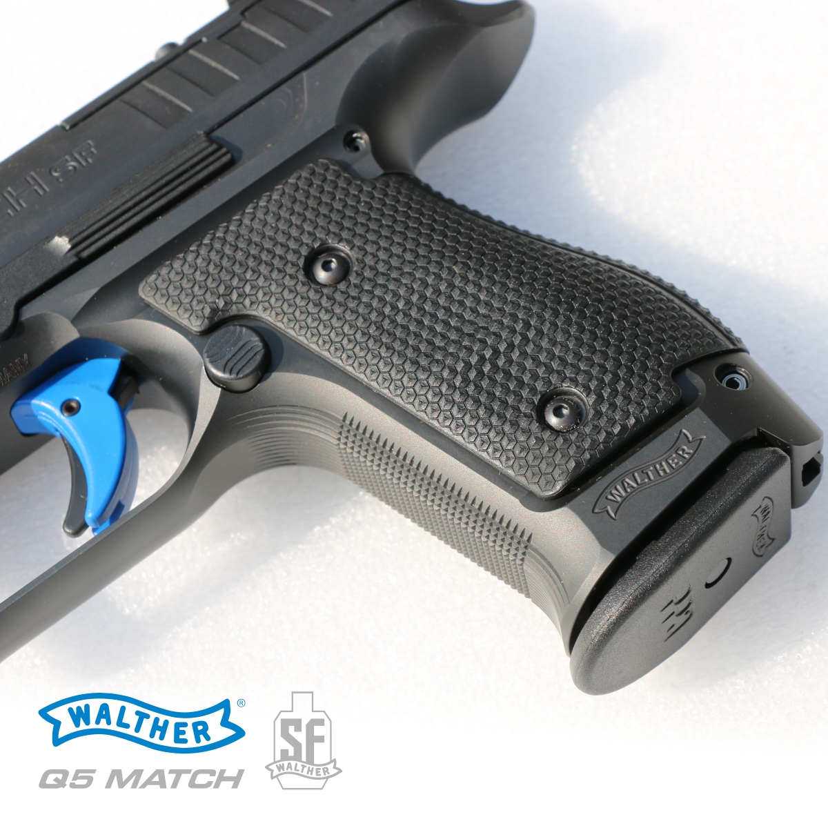 WALTHER Q5 MATCH STEEL FRAME 5", 9 MM LUGER, PISTOLE SAMONABÍJECÍ