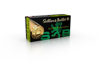 Náboj Sellier & Bellot 9mm Luger (9x19) Nontox, 124gr/8g, TFMJ